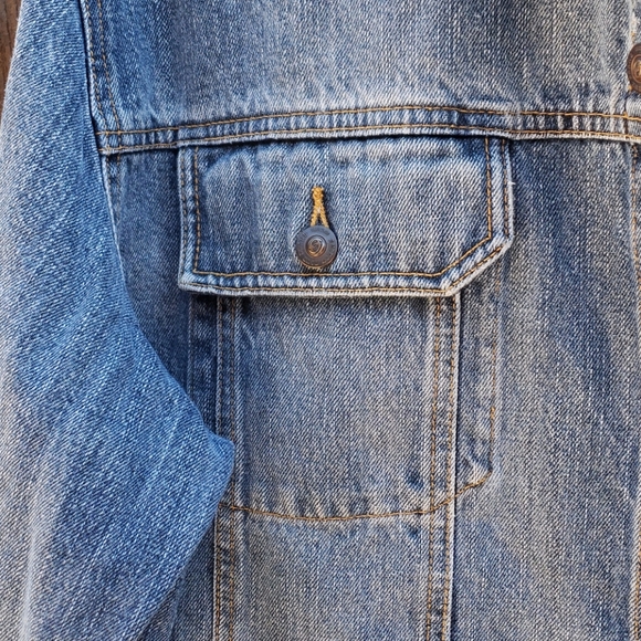 Anchor blue denim jacket size Large - Picture 7 of 16